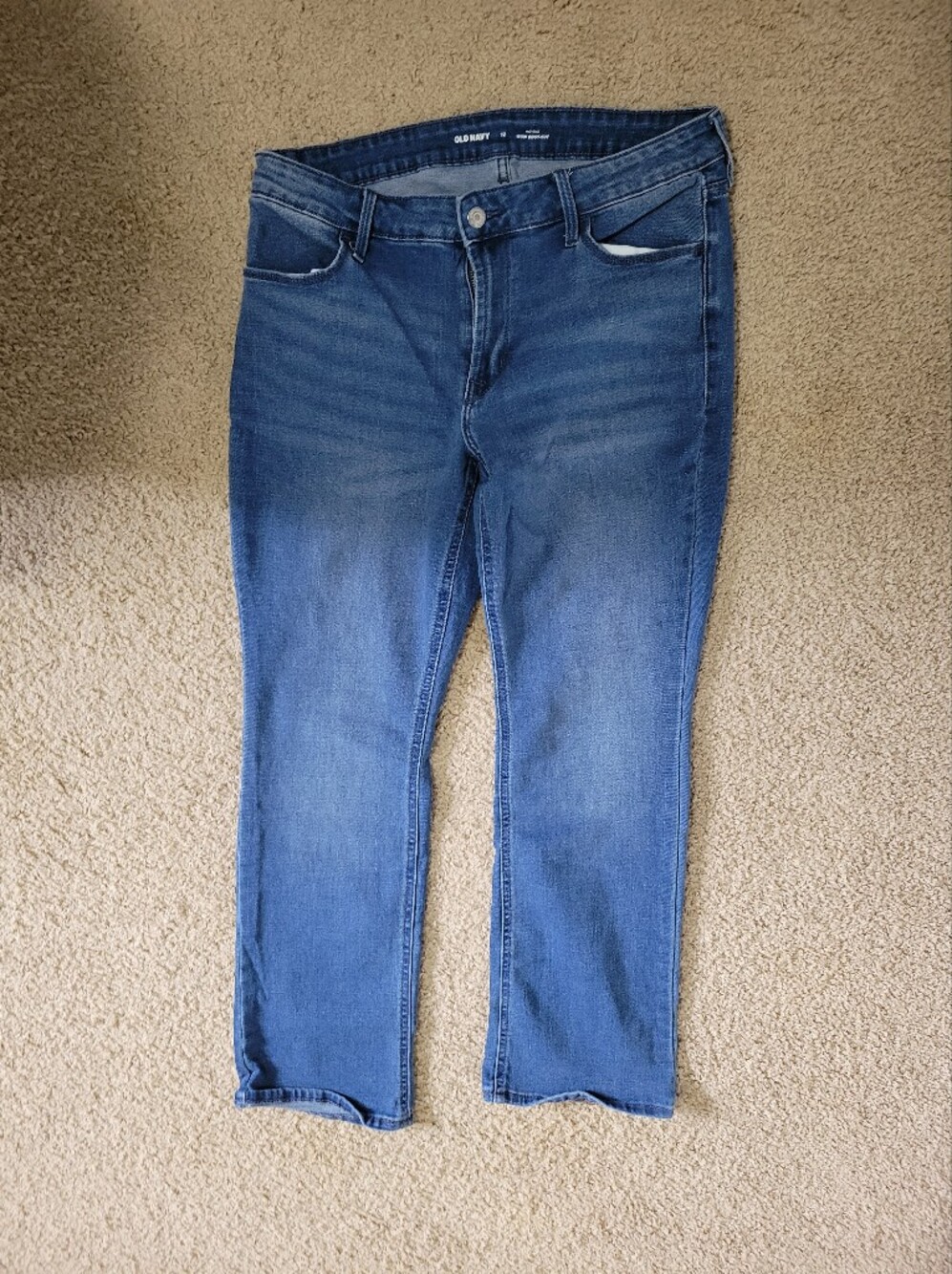 Old Navy Women's Medium Blue Wow Bootcut Jeans